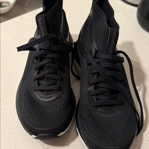 lululemon athletica Black Women's Knit High-Top Sneakers